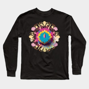 colorful Holi festival Long Sleeve T-Shirt